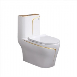 One-piece toilet